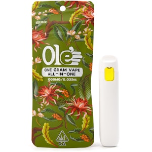 OLE'4 FINGERS - Lemon Kush 1g Distillate All In One Pod - Ole' 4 Fingers