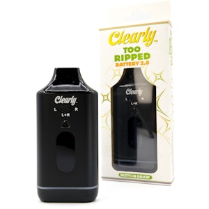 Clearly Baked - Too Ripped Dual Palm 510 Battery - Clearly Baked