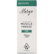 Muscle Freeze Restore 300mg CBD Roll-On Topical - Mary's Medicinals 