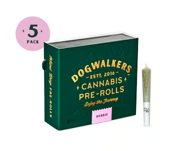 DOGWALKERS - Bananaconda 5pk Pre-Rolls - 1.75g