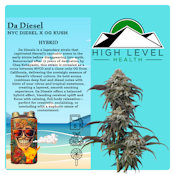 HLH Tier 1 Bud 3.5 Gram Da Diesels