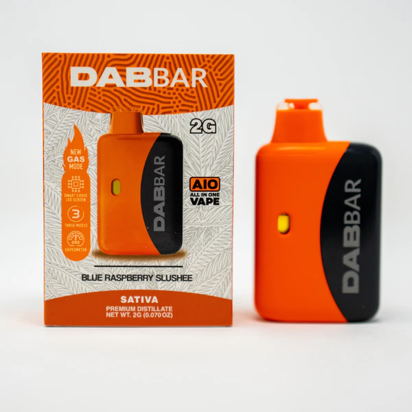 Dabbar - Blue Raspberry Slushee 2G AIO Vape Main Image