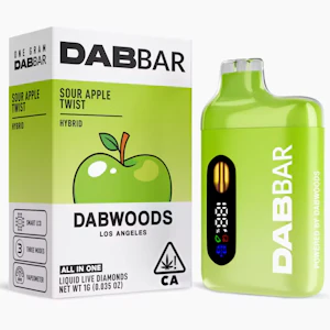 Dabwoods - Dabwoods - 1g AIO LQD - Sour Apple Twist