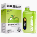 Dabwoods - 1g LQD AIO - Sour Apple Twist