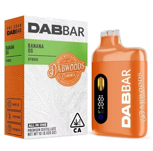 Dabwoods - Dab Woods | Banana OG | Dab Bar | All-In-One Vape | 1g Main Image