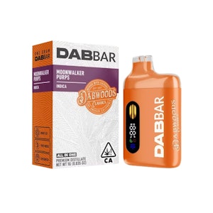 DABWOODS - AIO DABBAR - MOONWALKER PURPS 1G - DABWOODS