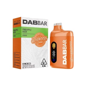 DABWOODS - AIO DABBAR - PINEAPPLE KUSH 1G - DABWOODS