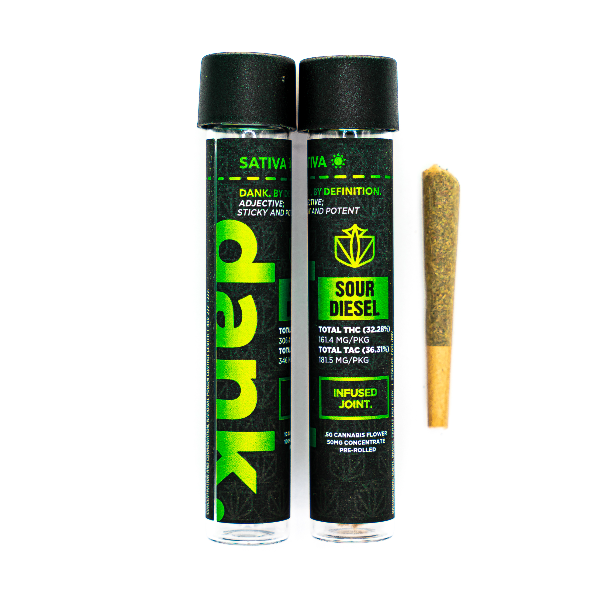 Dank - NYC Sour Diesel - 0.5g Infused Joint - Preroll - H