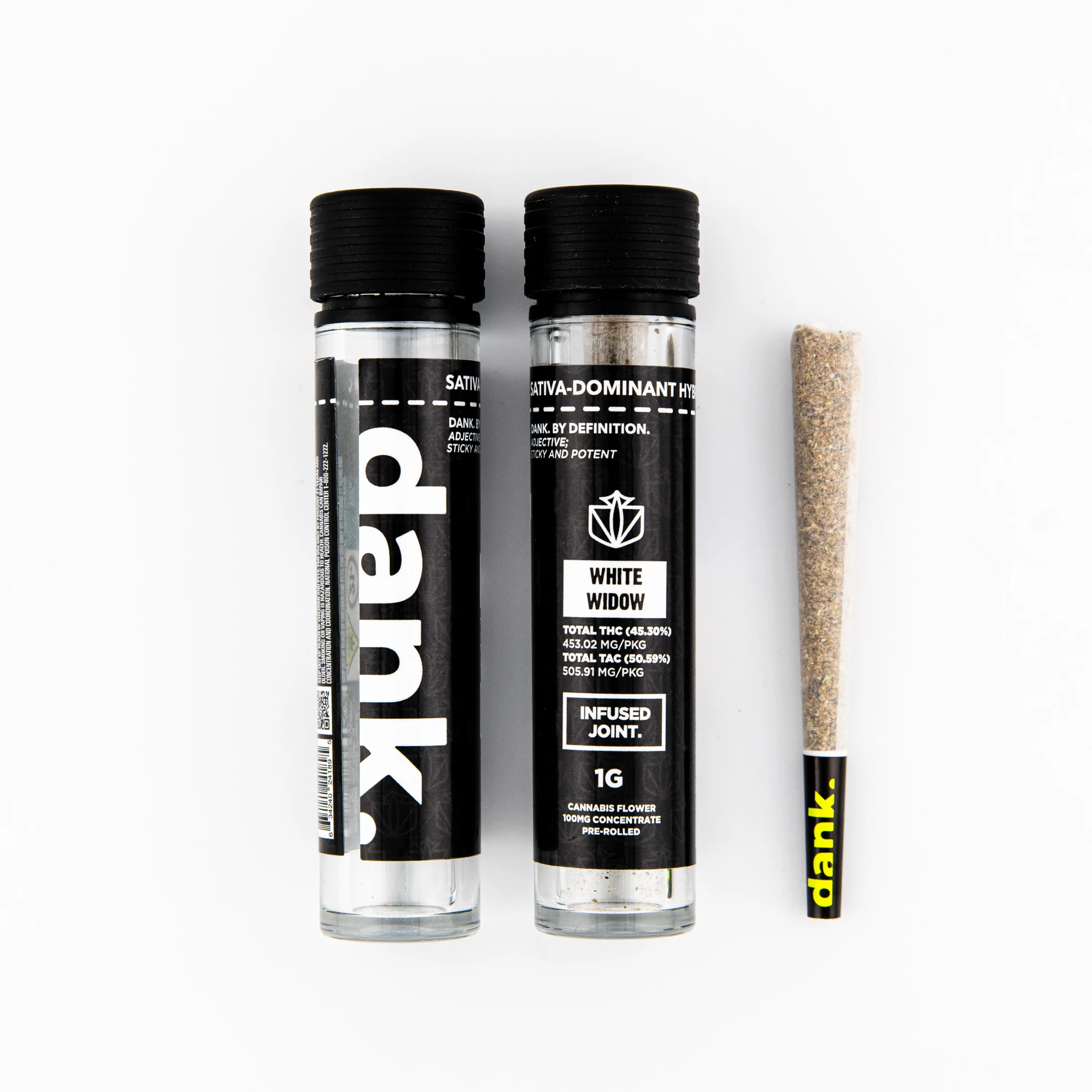 Dank - Dank-White Widow-Infused Preroll-1g Main Image