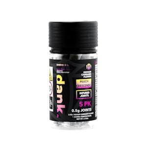 DANK BY DEFINITION - Dank | Infused Preroll | 5 Pack | Peach Crescendo | 2.75g