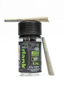 DANK - Dank | Sour Sorbet 5pk | Infused Preroll | 2.75g