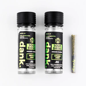 Dank By Definition - Dank | Sour Diesel | Infused Preroll | 0.6g