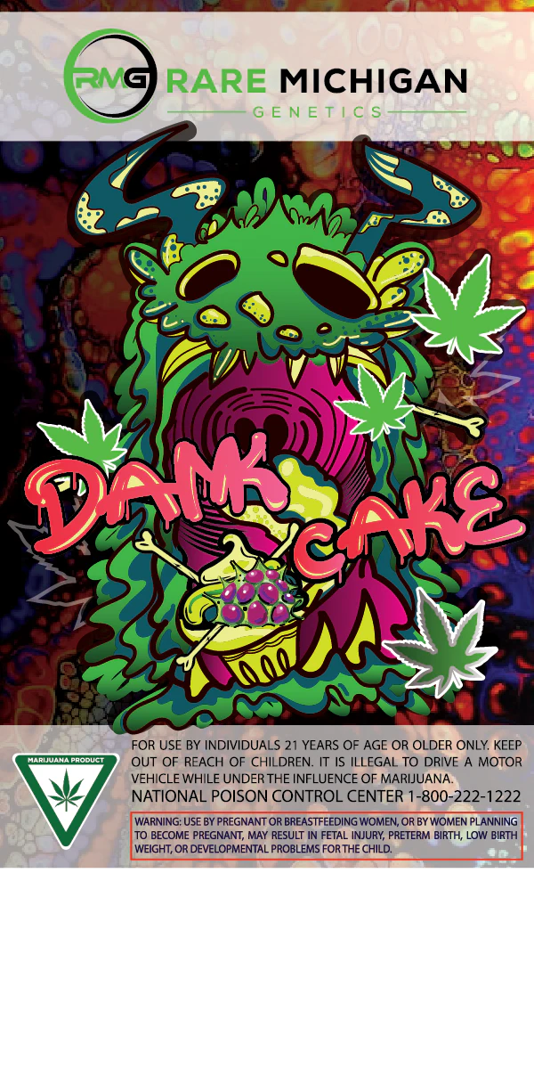 Rare Michigan Genetics - Rare Michigan - Dank Cake 1G PR  Main Image