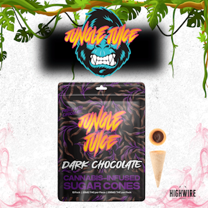 Jungle Juice - Jungle Juice Sugar Cones Dark Chocolate 200mg