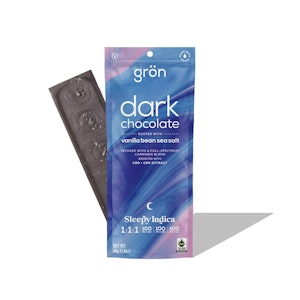 Gron - Dark Chocolate - Sleepy Indica | Chocolate | 100mg | Gron