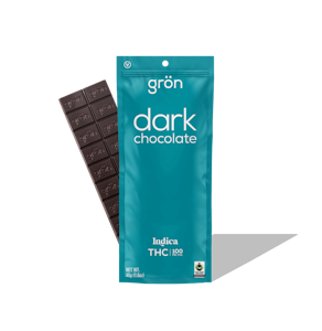 Grön Edibles - Gron | Edibles | Dark Chocolate - THC - INDICA | 100mg, 10