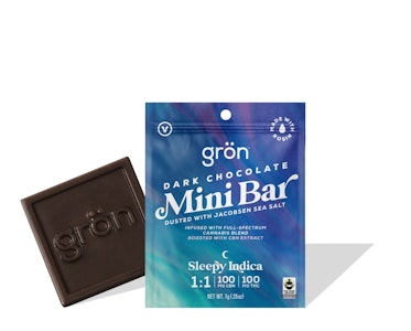 Gron - Mini Bar - Dark Chocolate Indica | Chocolate | 100mg | Gron