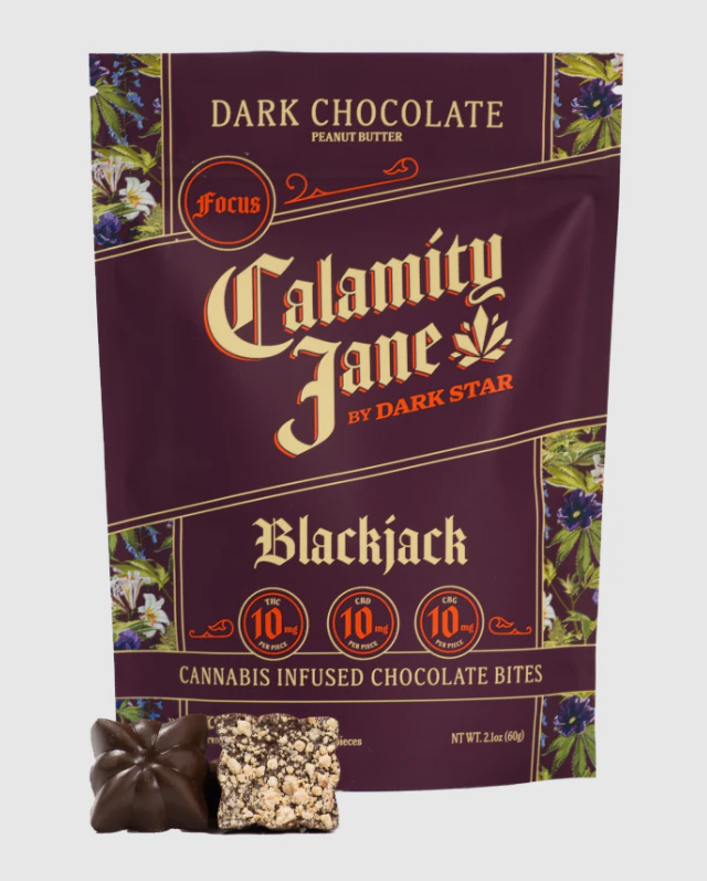 DARK STAR - Dark Chocolate Peanut Butter Blackjack 10mg 10pk Main Image