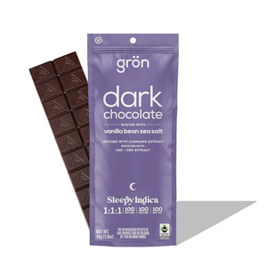 GRON - Gron | Edibles | I | Dark Chocolate Vanilla| 1:1:1 CBN CBD THC