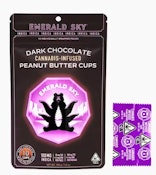 Emerald Sky Indica 10mg Dark Chocolate Peanut Butter Cups 10pk