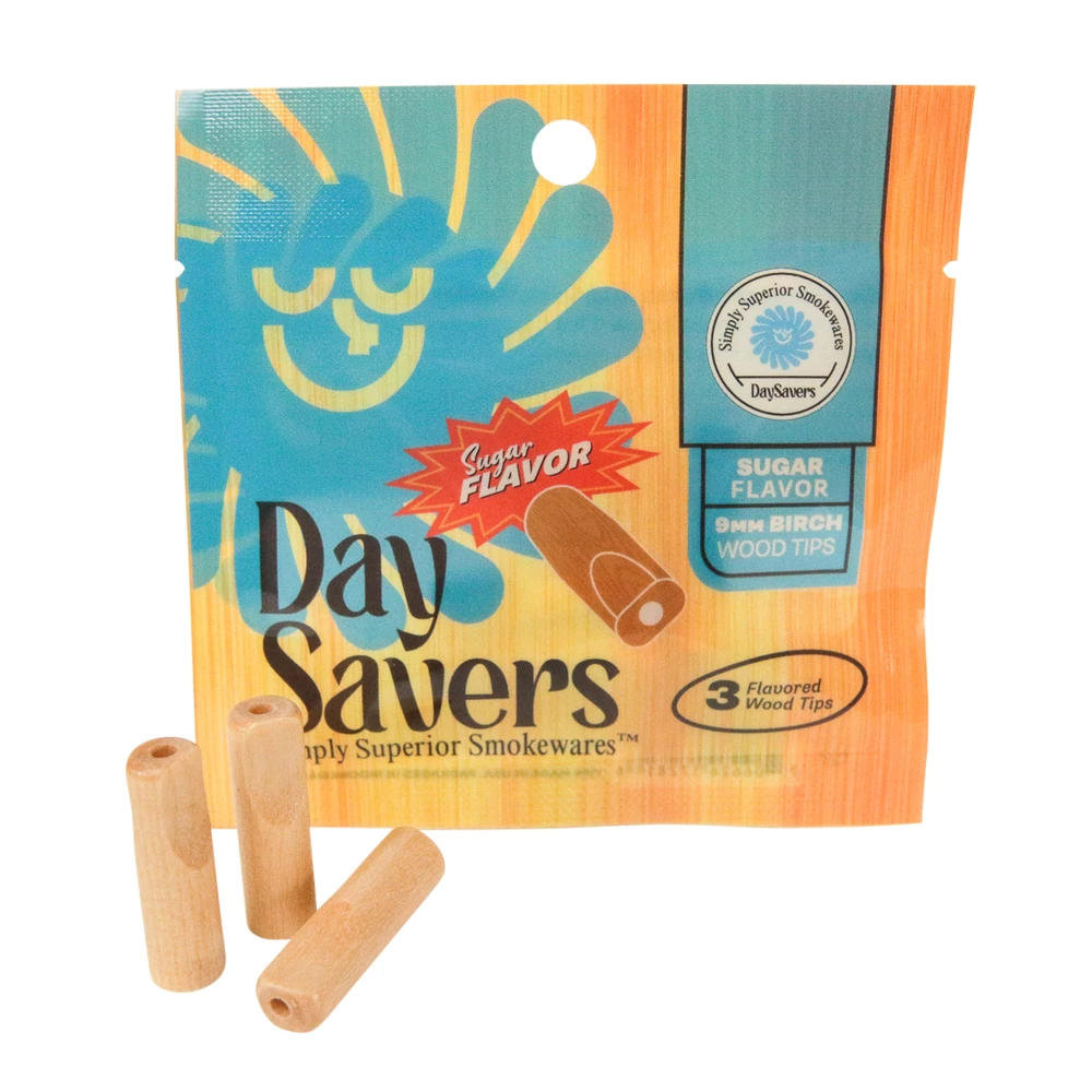 Day Savers | 9mm Sweetened Sugar Wood Tips | 3pk