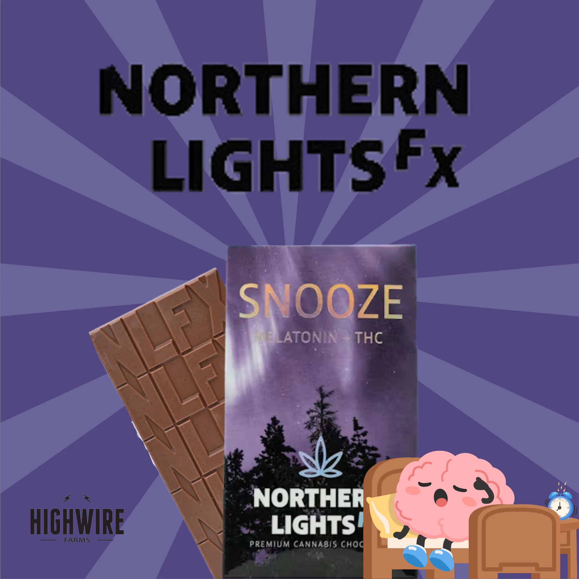 Northern Lights FX - Northern Lights FX Chocolate Snooze 4:1 200mg Main Image