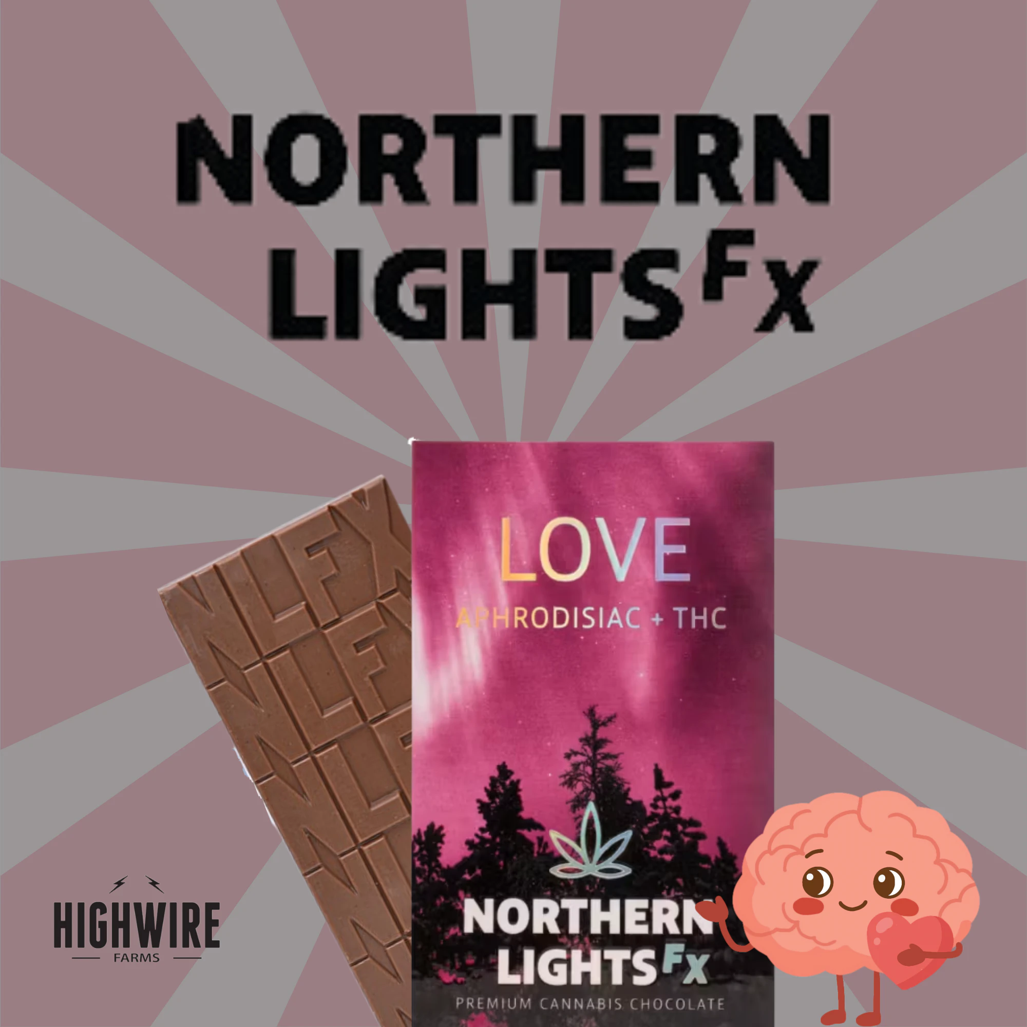 Northern Lights FX - Northern Lights FX Chocolate Love 4:1 200mg Main Image
