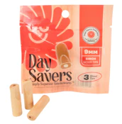 9mm Natural Wood Filter Tips 3pk