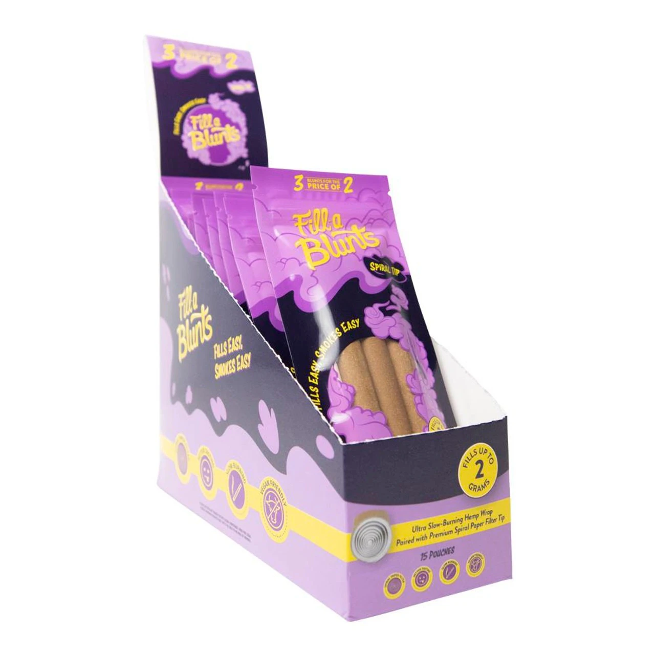 Day Savers - DaySavers - Fill-a Blunts 109mm/11mm Pre-Rolled Blunt Tubes - Spiral Tips Main Image