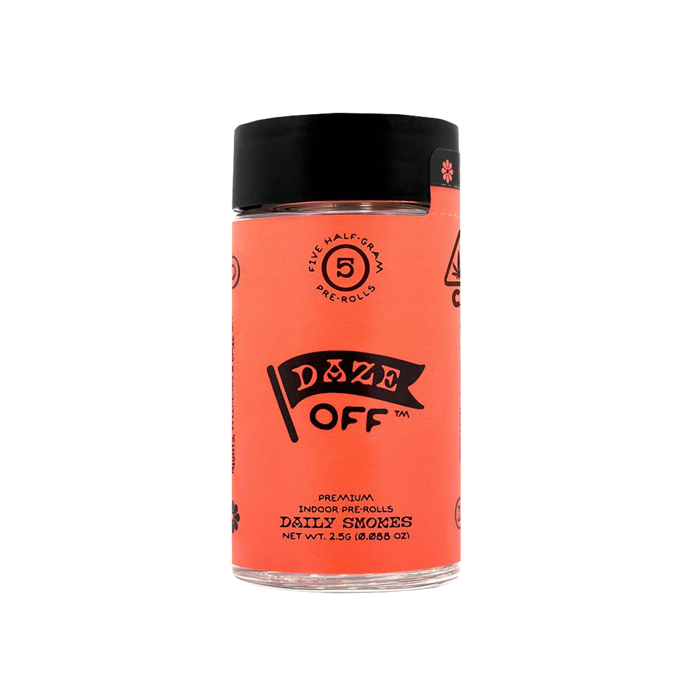 Daze Off - Daze off - 2.5g Pre Roll 5 Pack (G13-Indica) Main Image