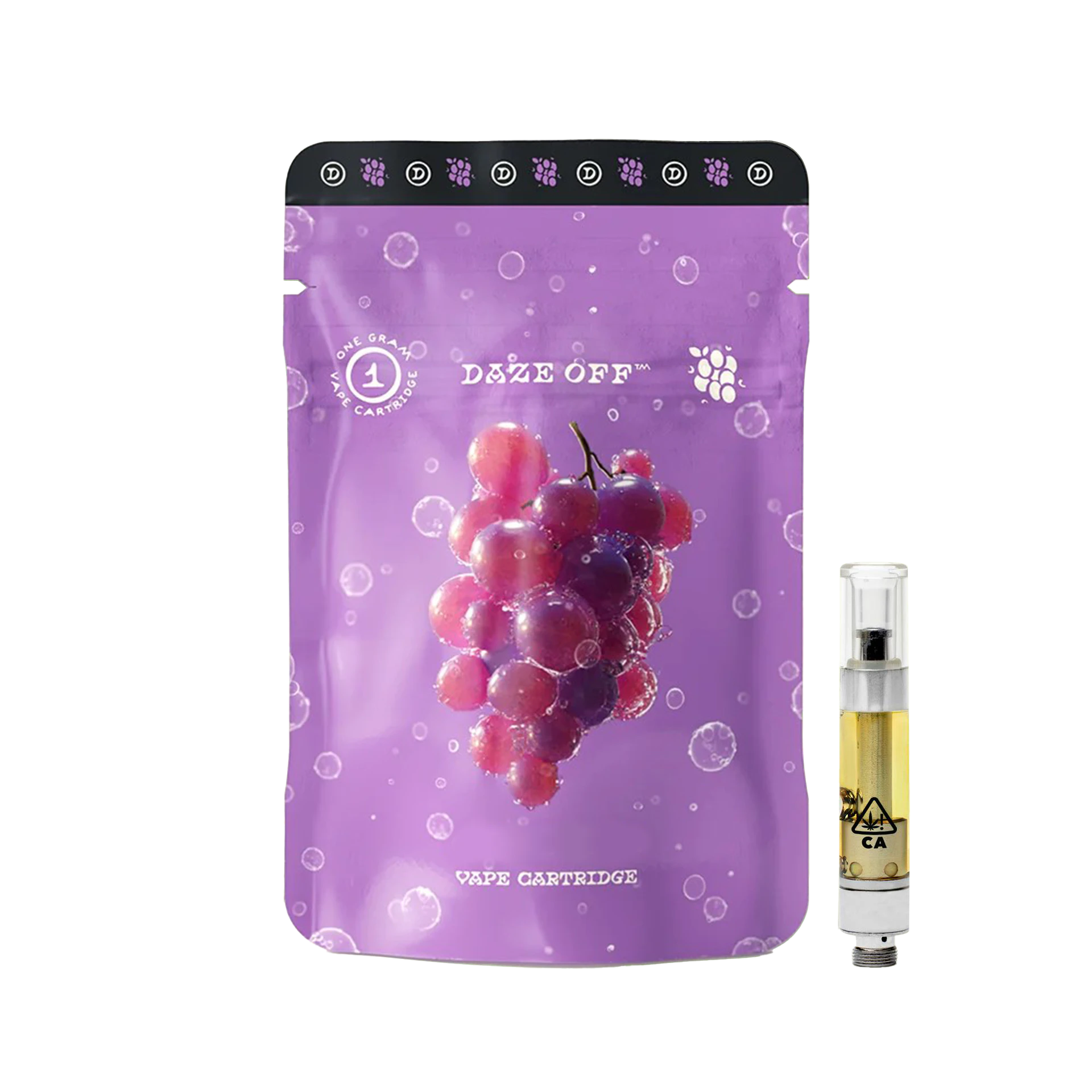 Daze Off - Daze Off - 1g Cartridge (Granddaddy Purple-Indica) Main Image