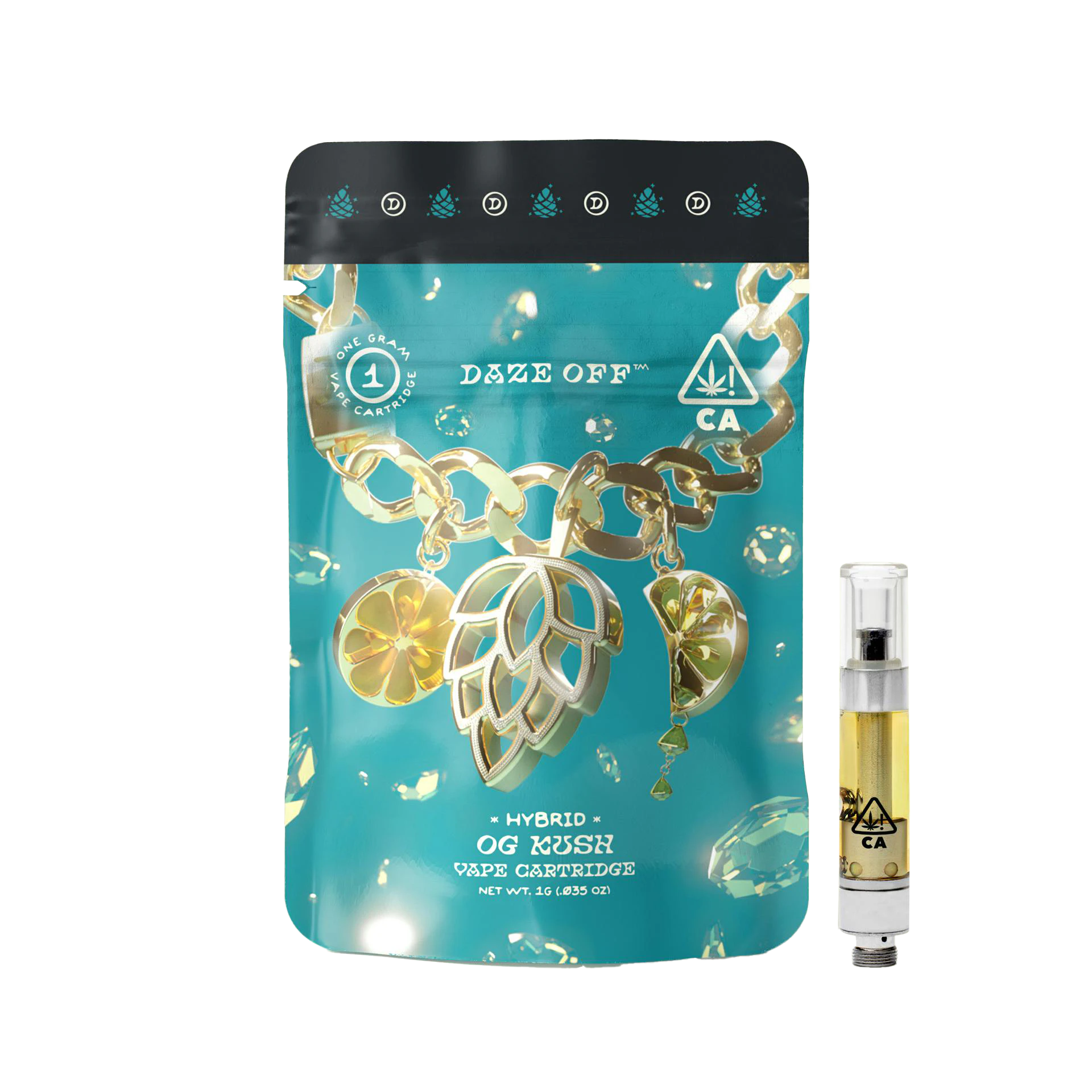 Daze Off - Daze Off - 1g Cartridge (OG Kush-Hybrid) Main Image