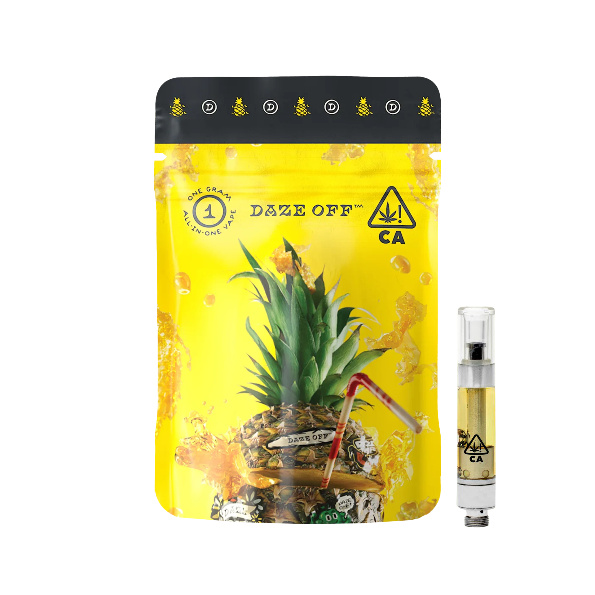 Daze Off - Daze Off - 1g Cartridge (Pineapple Express-Hybrid) Main Image