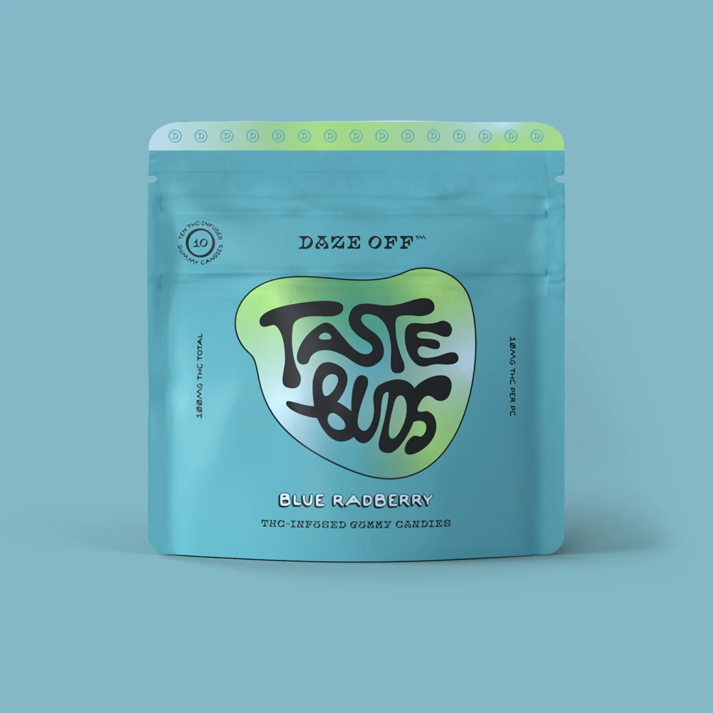 Daze Off - Blue Radberry 10pk Gummies - 100mg Main Image
