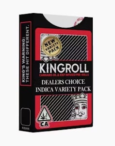 KING ROLL - Kingroll 4pk .75g Cannalope Kush Variety Infused Preroll 4pk