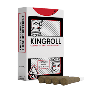 KING ROLL - Dealers Choice Variety Mix #7 | .75g 4pk Infused Prerolls | Kingroll