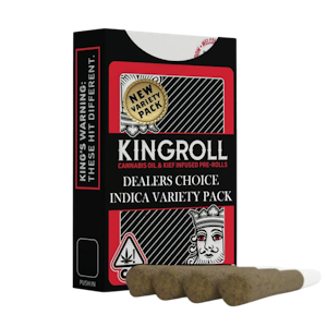 KING ROLL - Dealers Choice Variety Mixed Pack #6 | .75g 4pk Infused Preroll | Kingroll