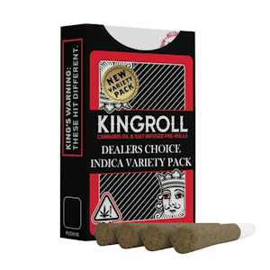 KING ROLL - Maui Wowie x Blue Dream (S) | .75g 4pk Kingroll Jr Preroll | Kingroll