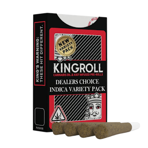 KING ROLL - Super Silver Haze x Green Crack (S) | .75g 4pk Kingroll Jr Infused Prerolls | Kingroll