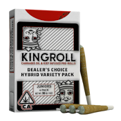 Dealers Choice Hybrid Variety Pack #6 | .75g 4pk Infused Prerolls | Kingroll