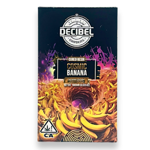 DECIBEL GARDENS - Decibel Gardens - Cosmic Banana - Cured Resin - Vape Cart - 1.0g