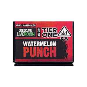 DECIBEL GARDENS - COLD CURE ROSIN - WATERMELON PUNCH 1G - DECIBEL GARDENS