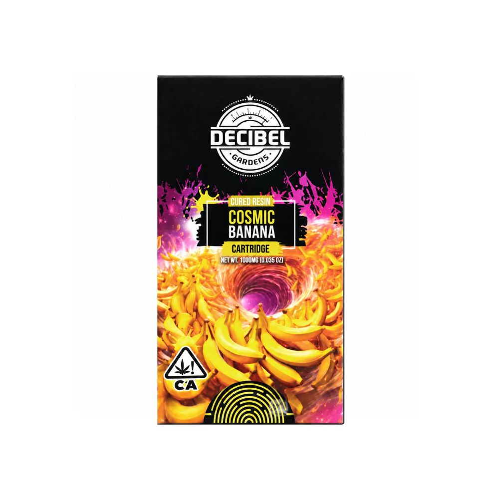 Decibel Gardens - COSMIC BANANA CURED RESIN CART 1G - DECIBEL GARDENS Main Image