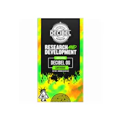 DECIBEL OG CURED RESIN CART 1G - DECIBEL GARDENS