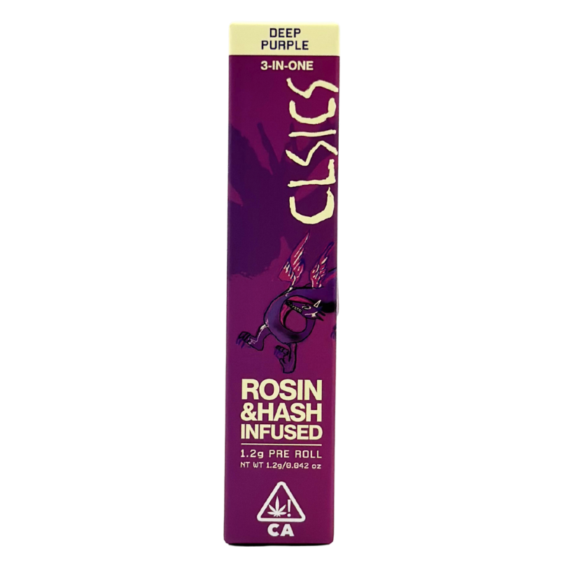 Deep Purple - Rosin & Hash Infused Preroll - 1.2g