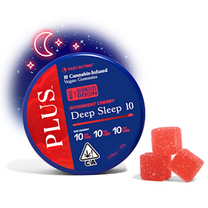 PLUS - Deep Sleep: Goodnight Cherry Rosin Gummies
