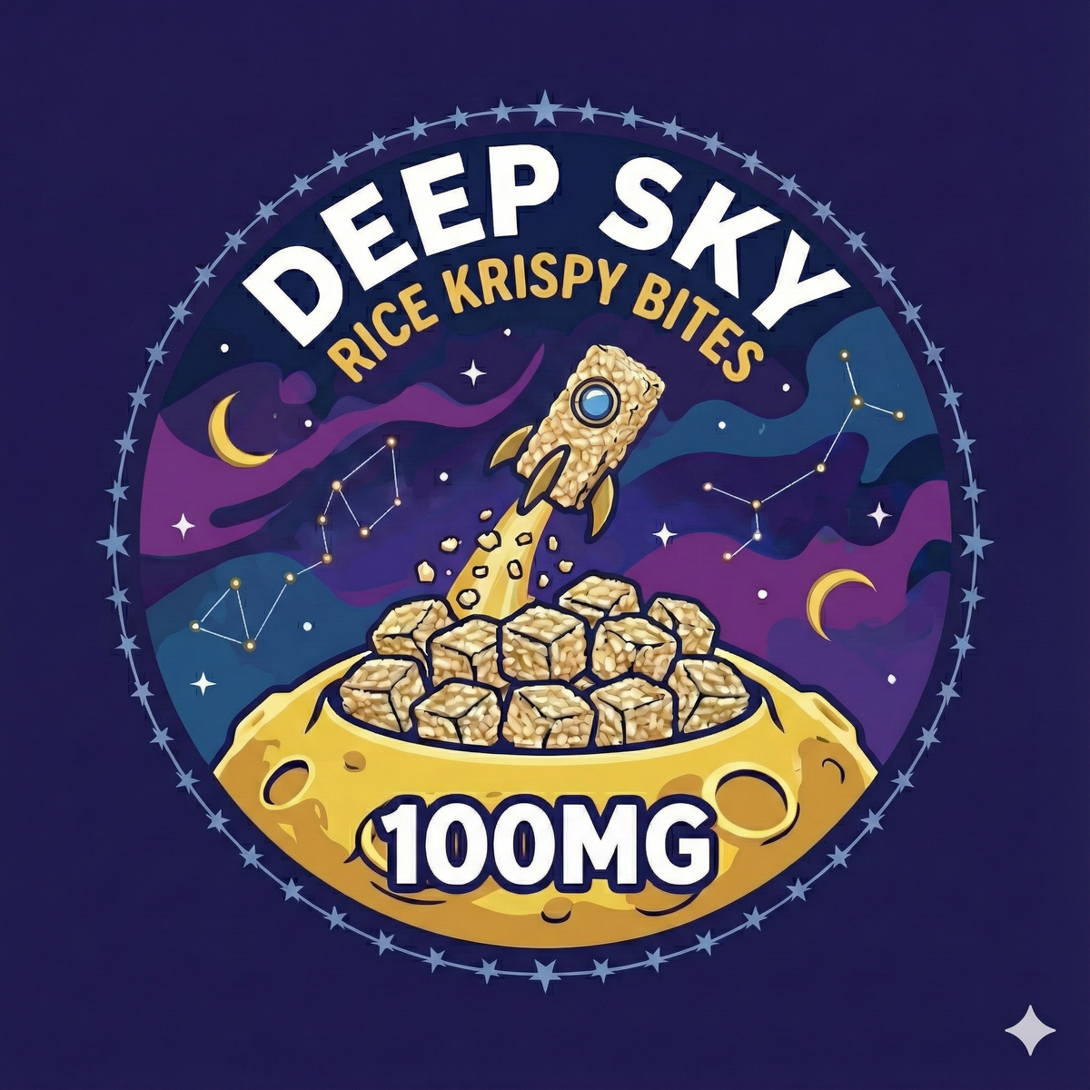 Deep Sky Rice Krispy Bites