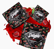 DELIGHTS GUMMIES: Cherry Liquid Diamond Infused Gummies (I)