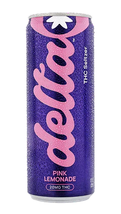 Delta Beverages - Delta Beverages 20mg Sparkling THC Drink Pink Lemonade Main Image
