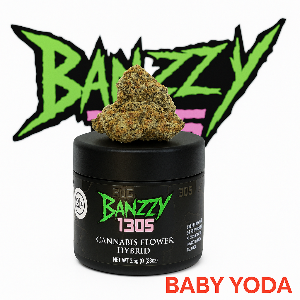 Banzzy 1305 | Baby Yoda - 3.5g Flower - Housing Works Can